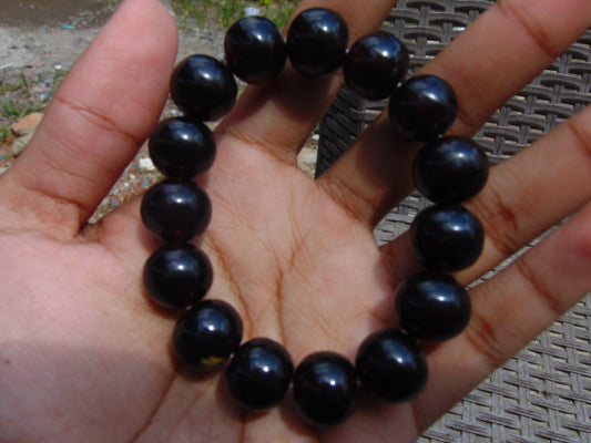 26 gr 16 Small Beads Bracelet Indonesian Cherry Red Amber for Healing MB2