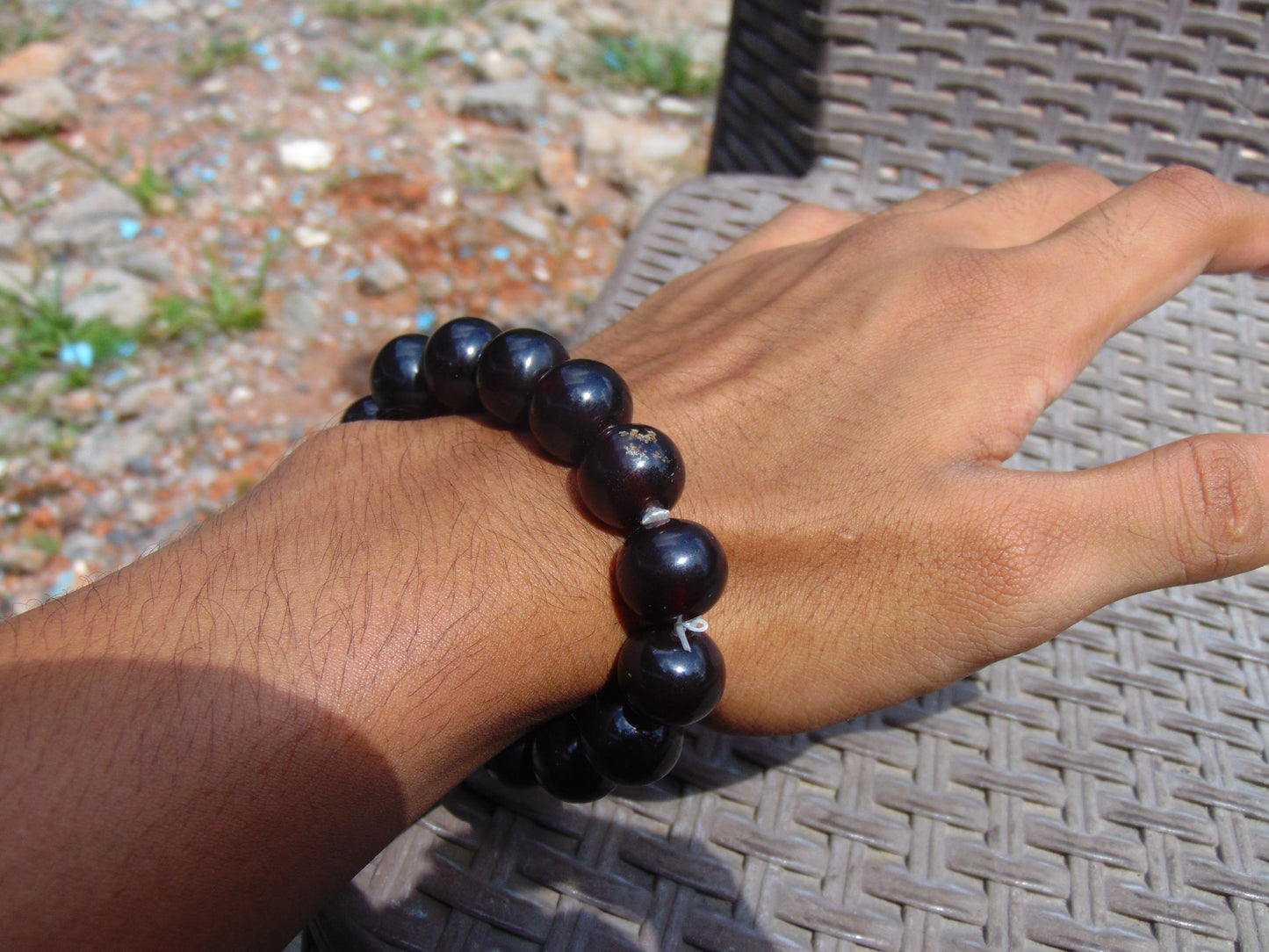 26 gr 16 Small Beads Bracelet Indonesian Cherry Red Amber for Healing MB2