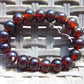18 gr 12 Small Beads Bracelet Indonesian Cherry Red Amber for Healing A18G98