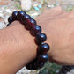 18 gr 12 Small Beads Bracelet Indonesian Cherry Red Amber for Healing A18G98