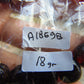 18 gr 12 Small Beads Bracelet Indonesian Cherry Red Amber for Healing A18G98