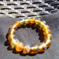 18 Gram 18 Small Beads Bracelet Indonesian Yellow Bluish Amber for Healing SB1