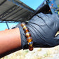 18 Gram 18 Small Beads Bracelet Indonesian Yellow Bluish Amber for Healing SB1