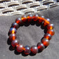 18 Gram 18 Small Beads Bracelet Indonesian Red Amber for Healing SB8