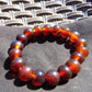 18 Gram 18 Small Beads Bracelet Indonesian Red Amber for Healing SB8