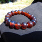 18 Gram 18 Small Beads Bracelet Indonesian Red Amber for Healing SB8