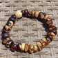 22 gr 34 Small Beads Bracelet Indonesian White Amber for Healing A34G166
