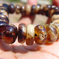22 gr 34 Small Beads Bracelet Indonesian White Amber for Healing A34G166