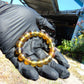 18 Gram 18 Small Beads Bracelet Indonesian Yellow Bluish Amber for Healing SB10