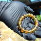 18 Gram 18 Small Beads Bracelet Indonesian Yellow Bluish Amber for Healing SB10
