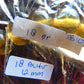 18 Gram 18 Small Beads Bracelet Indonesian Yellow Bluish Amber for Healing SB10