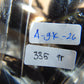 335 gr 9 beads Big Necklace Indonesian dark Amber for Healing A9K26