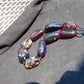 246 gr Small Beads Combination Necklace Indonesian Blue Amber for Healing S9K1