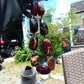 246 gr Small Beads Combination Necklace Indonesian Blue Amber for Healing S9K1