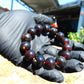35 Gram 13 Small Beads Bracelet Indonesian Red Amber for Healing MB1