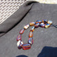 82 gr Small Beads Combination Necklace Indonesian Blue Amber for Healing A17K6