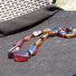 82 gr Small Beads Combination Necklace Indonesian Blue Amber for Healing A17K6
