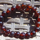13 gr 18 Small Beads Bracelet Indonesian Cherry Red Amber for Healing AW10B11