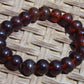 13 gr 18 Small Beads Bracelet Indonesian Cherry Red Amber for Healing AW10B11