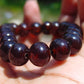 13 gr 18 Small Beads Bracelet Indonesian Cherry Red Amber for Healing AW10B11