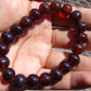 13 gr 18 Small Beads Bracelet Indonesian Cherry Red Amber for Healing AW10B11