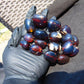 143 gr Small Beads Combination Necklace Indonesian Blue Amber for Healing A17K7