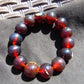 35 Gram 13 Small Beads Bracelet Indonesian Red Amber for Healing MB4