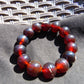 35 Gram 13 Small Beads Bracelet Indonesian Red Amber for Healing MB4