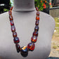 72 gr Small Beads Combination Necklace Indonesian Blue Amber for Healing A17K10