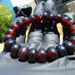 19 Gram 23 Small Beads Bracelet Indonesian Red Amber for Healing A678