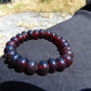 16 Gram 23 Small Beads Bracelet Indonesian Red Amber for Healing A660