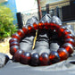 16 Gram 23 Small Beads Bracelet Indonesian Red Amber for Healing A660