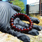 16 Gram 23 Small Beads Bracelet Indonesian Red Amber for Healing A660