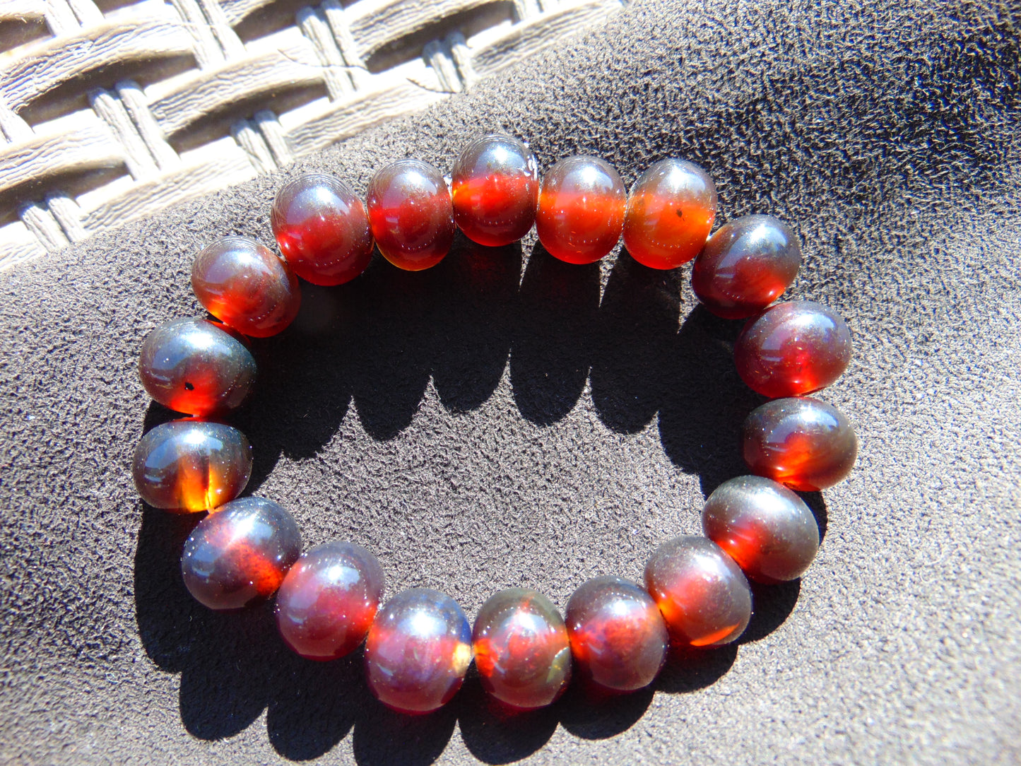 18 Gram 18 Small Beads Bracelet Indonesian Amber for Healing FR55