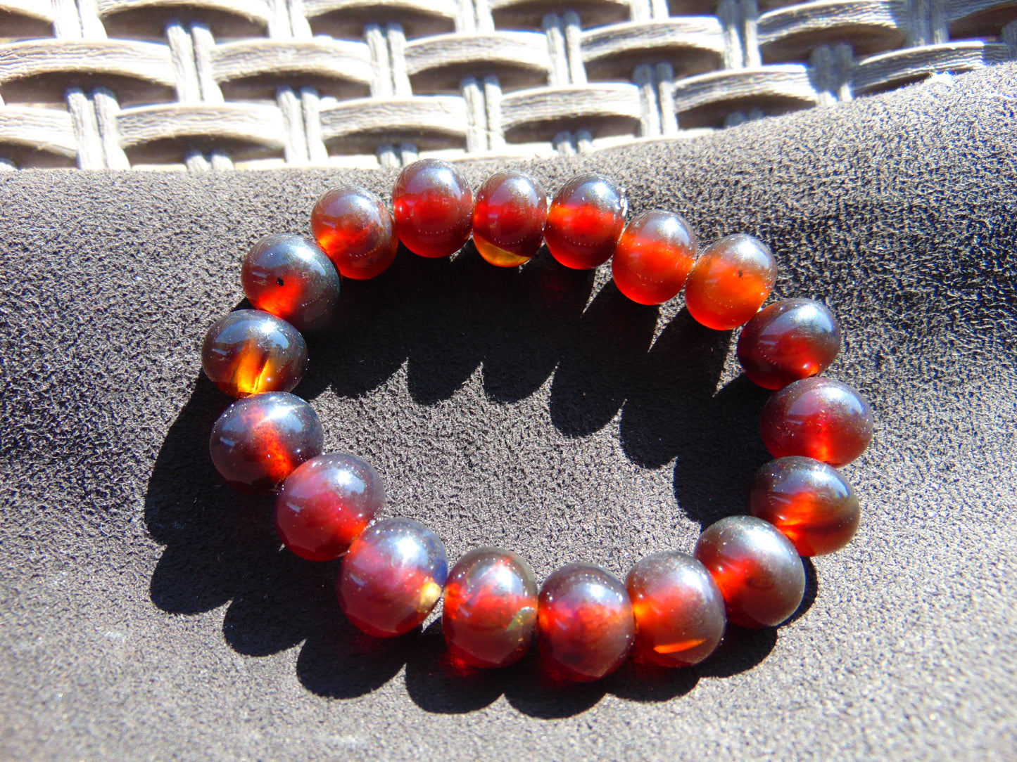 18 Gram 18 Small Beads Bracelet Indonesian Amber for Healing FR55