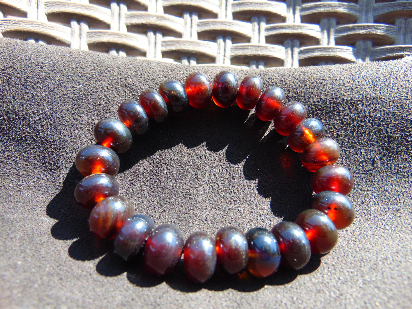 19 Gram 23 Small Beads Bracelet Indonesian Amber for Healing A677