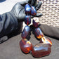 406 gr 9 beads Big Necklace Indonesian yellow blue Amber for Healing A9K23