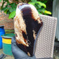 1030 gr Full Polished Indonesian Dark Red Blue Amber for Healing AR209