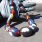 151 gr Big Necklace Indonesian dark blue Amber for Healing A834