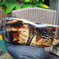 1030 gr Full Polished Indonesian Dark Red Blue Amber for Healing AR209