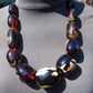 151 gr Big Necklace Indonesian dark blue Amber for Healing A834