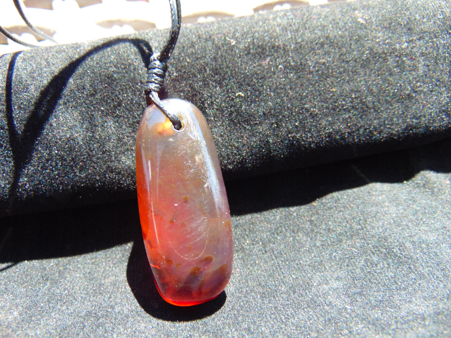 9 gram Pendant Indonesian Red Amber for Healing 26Y21