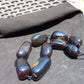 232 gr 9 beads Big Necklace Indonesian cherry red Amber for Healing A9K16