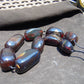 232 gr 9 beads Big Necklace Indonesian cherry red Amber for Healing A9K16