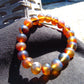 16 Gram 20 Small Beads Bracelet Indonesian Yellow Bluish Amber for Healing A672