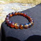 16 Gram 20 Small Beads Bracelet Indonesian Yellow Bluish Amber for Healing A672
