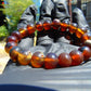 16 Gram 20 Small Beads Bracelet Indonesian Yellow Bluish Amber for Healing A672