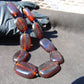 84 gram Small Beads Combination Necklace Indonesian Cherry Red Amber for Healing A836