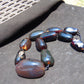 210 gr Big Necklace Indonesian Dark Blue Amber for Healing A11K17
