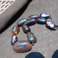 210 gr Big Necklace Indonesian Dark Blue Amber for Healing A11K17